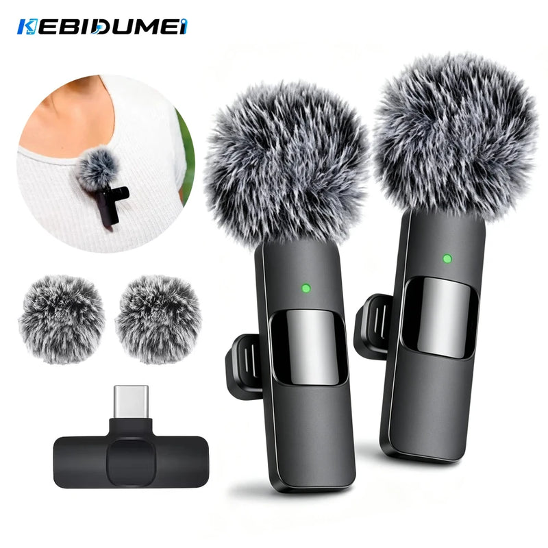 Wireless Lavalier Microphone for Live Streaming and Gaming