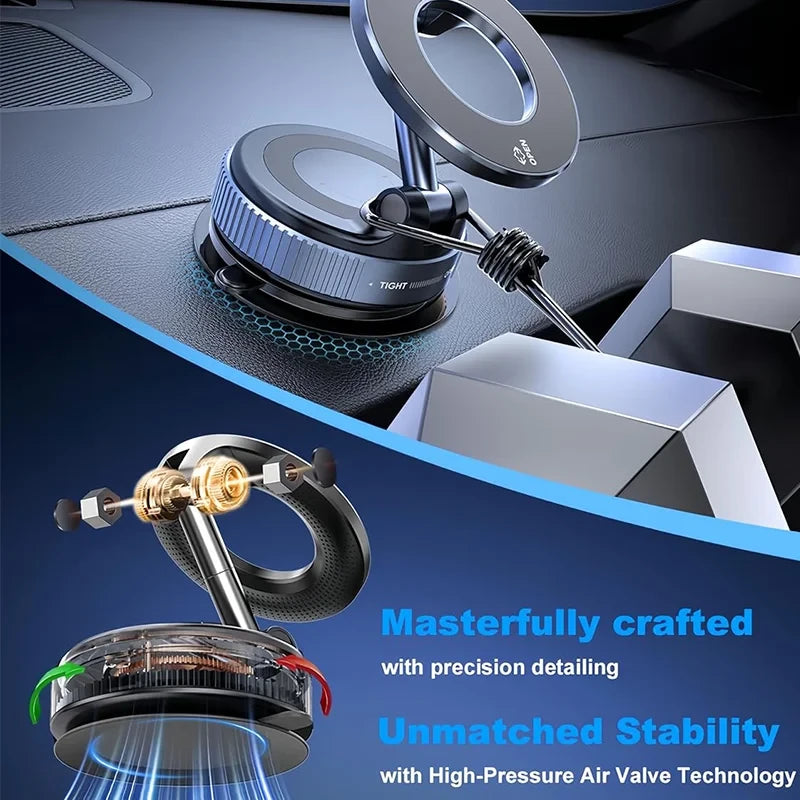 Magnetic Vacuum Suction Phone Holder