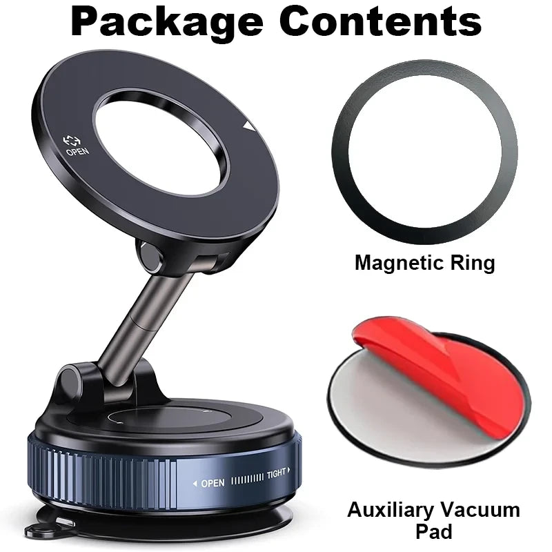 Magnetic Vacuum Suction Phone Holder