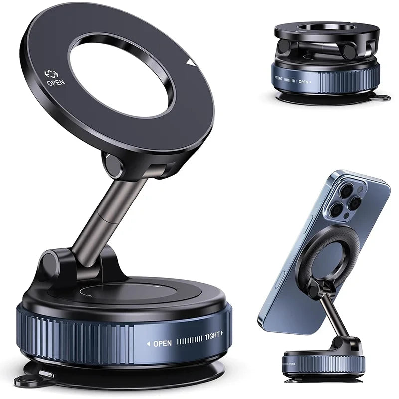 Magnetic Vacuum Suction Phone Holder