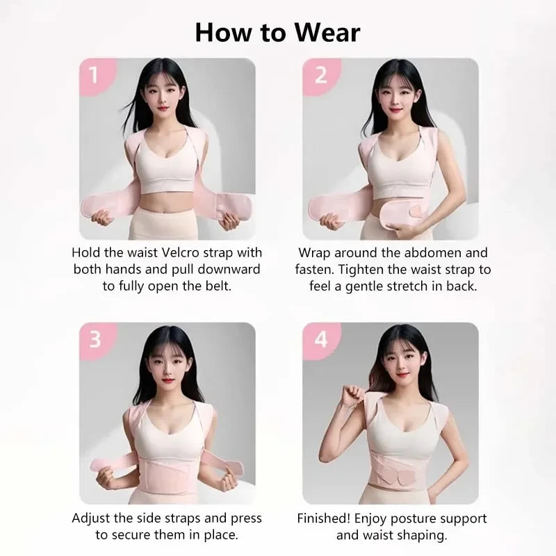 Adjustable Posture Corrector Belt