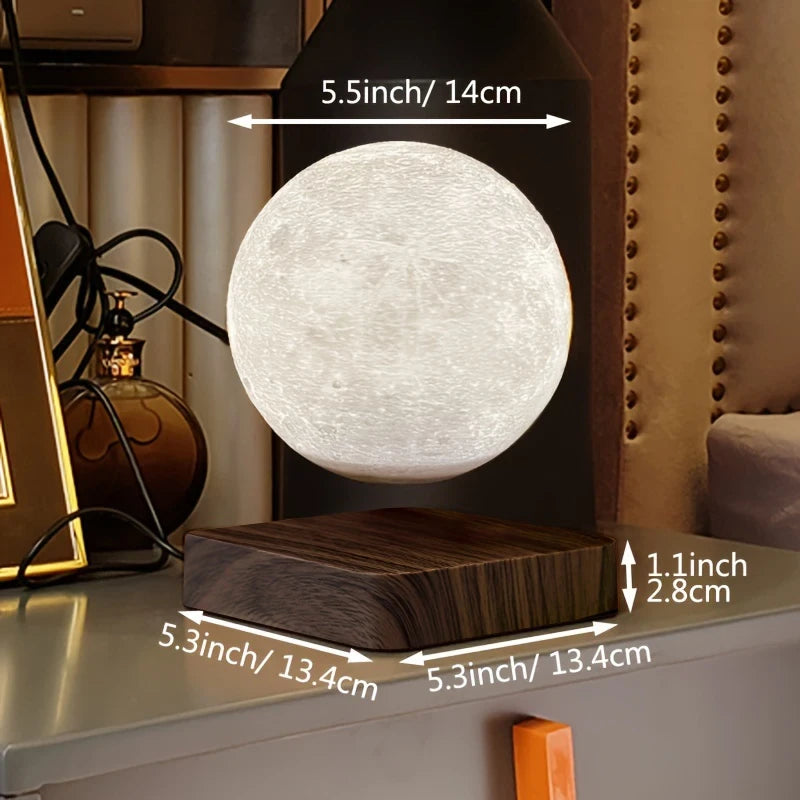 Levitating Moon Magnetic Night Light