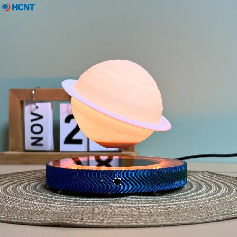 Levitating Saturn Desk Lamp
