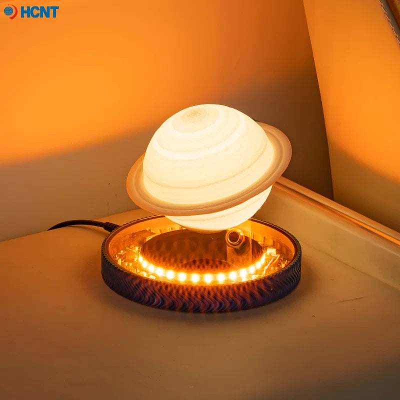 Levitating Saturn Desk Lamp