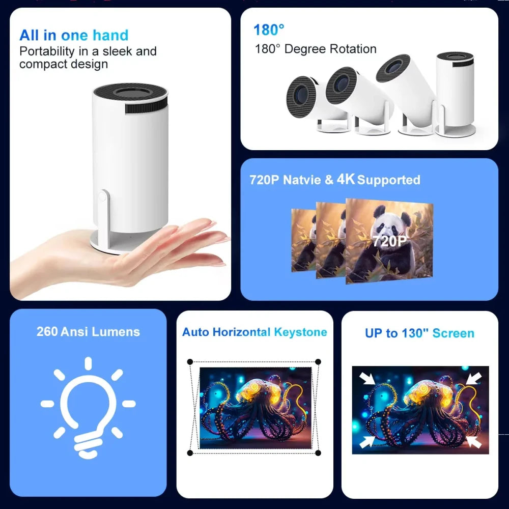 Portable Smart Home Projector