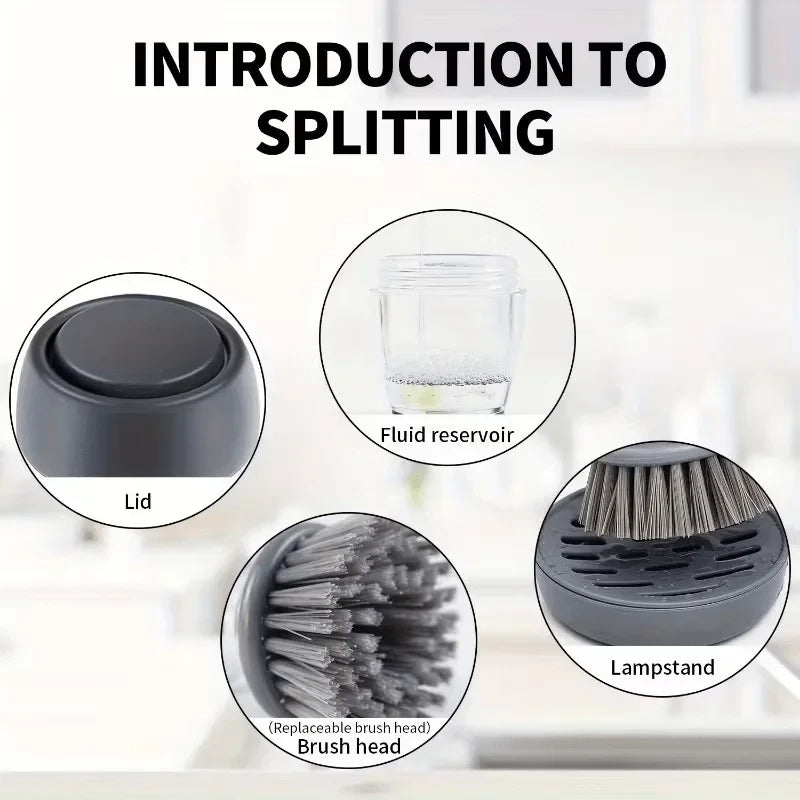 Dishwashing Brush with Soap Dispenser