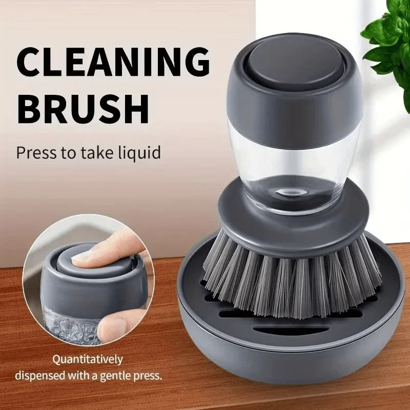 Dishwashing Brush with Soap Dispenser