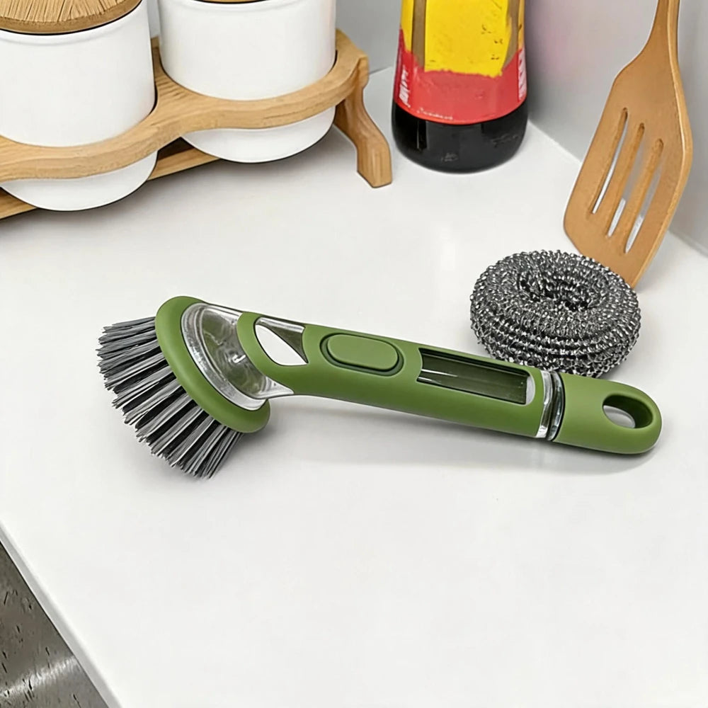 Soap Dispensing Kitchen Dish Brush