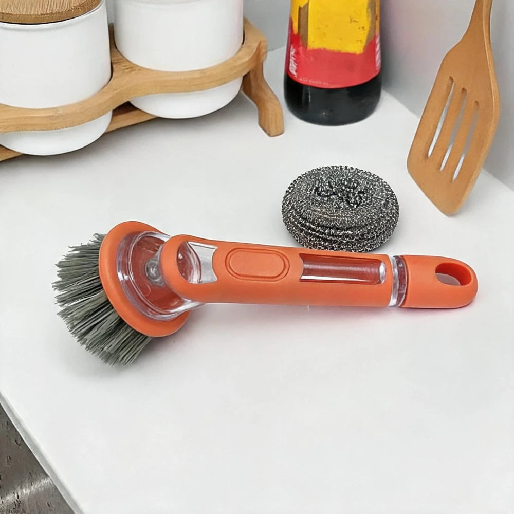 Soap Dispensing Kitchen Dish Brush