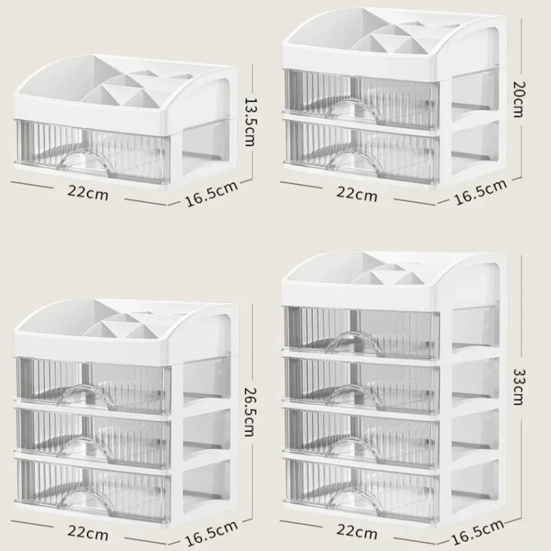 Plastic Multi Layer Cosmetic Storage Box