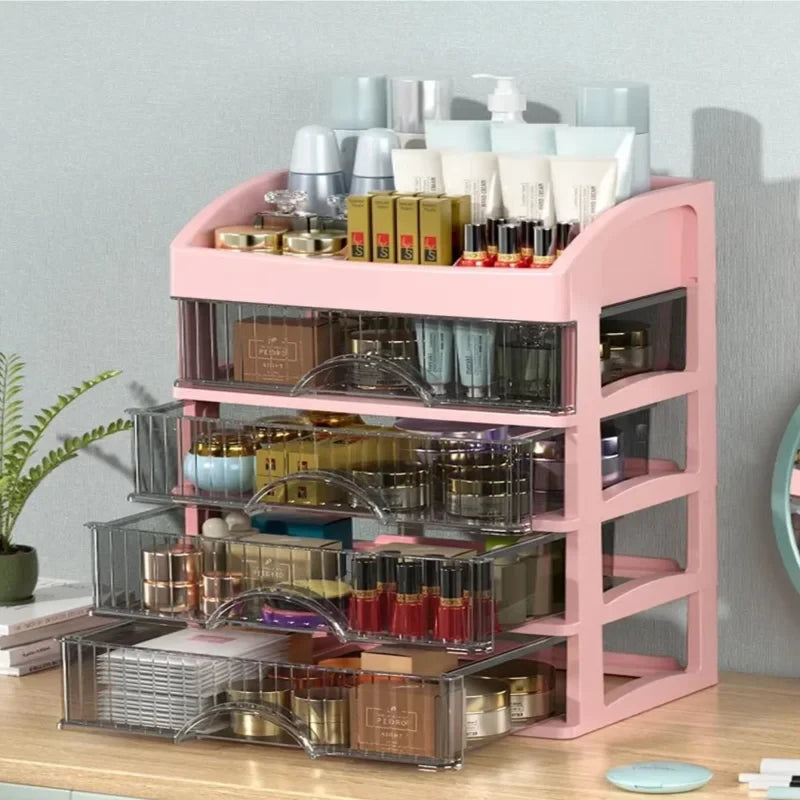 Plastic Multi Layer Cosmetic Storage Box