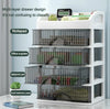 Plastic Multi Layer Cosmetic Storage Box