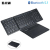 Foldable Bluetooth Keyboard with Touchpad