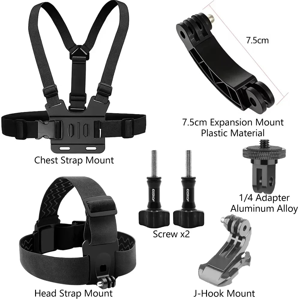 Action Camera Mount Kit