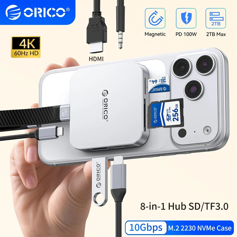 Magnetic NVMe SSD Docking Station
