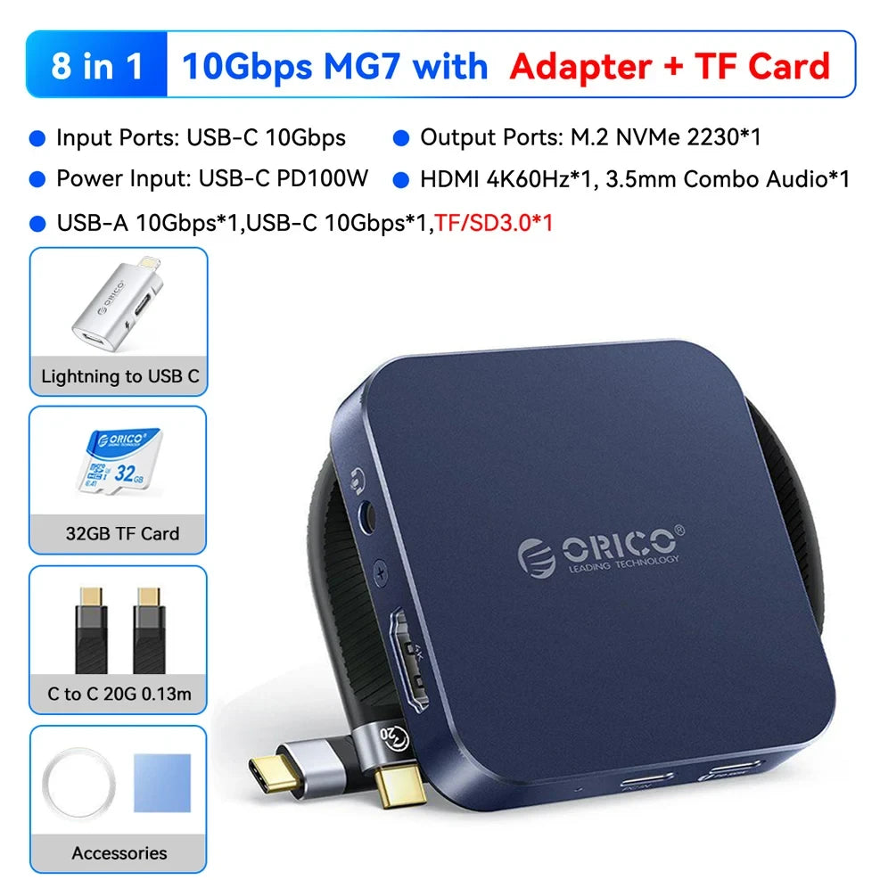 Magnetic NVMe SSD Docking Station