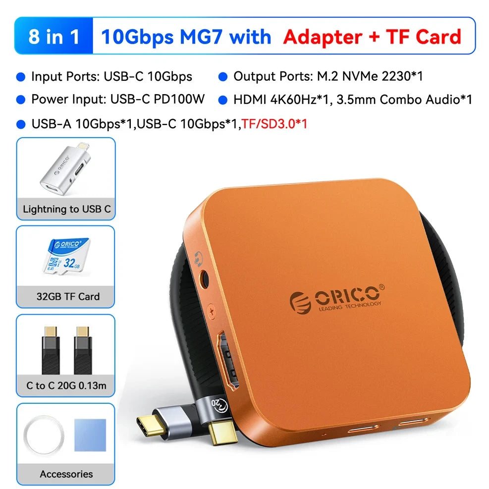Magnetic NVMe SSD Docking Station
