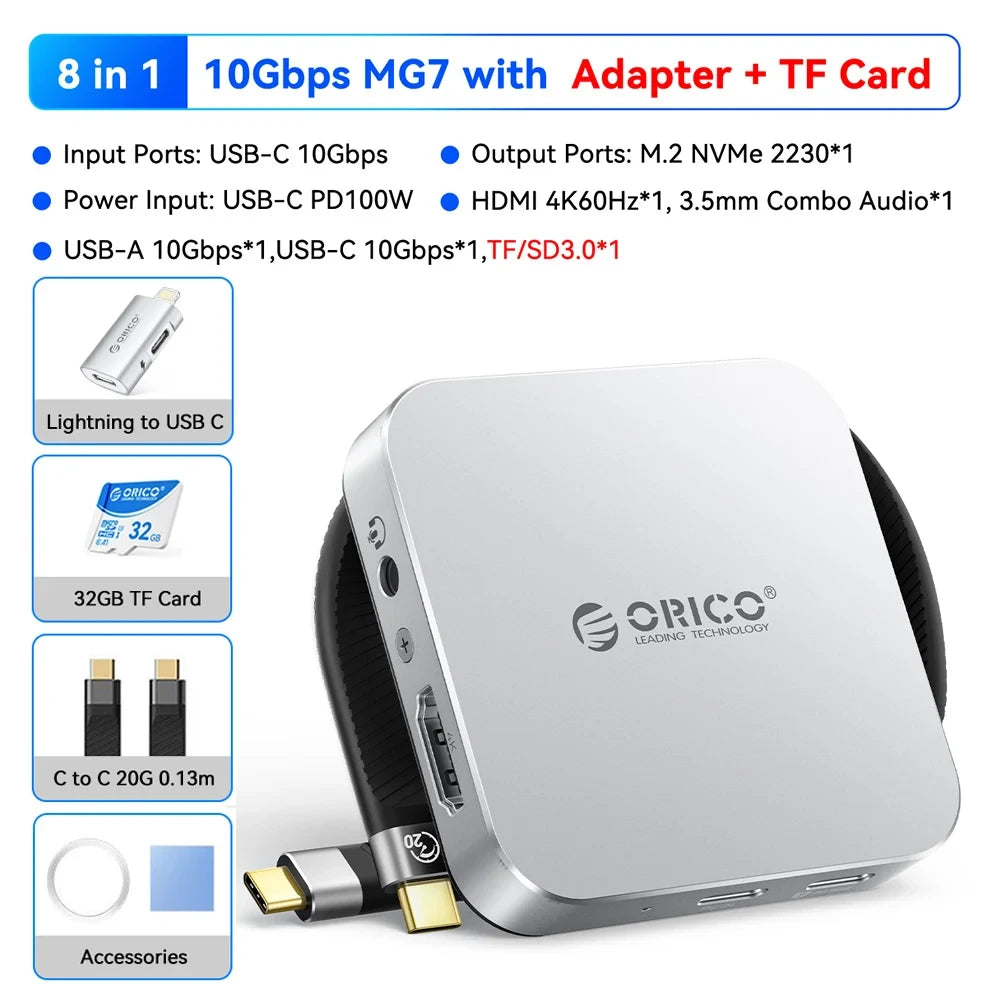 Magnetic NVMe SSD Docking Station