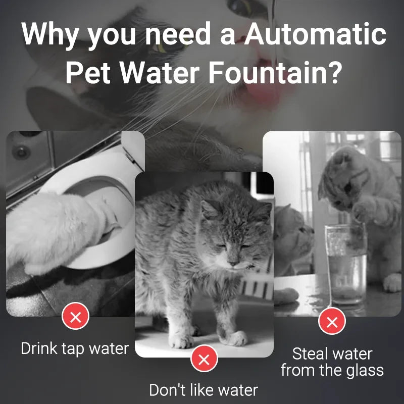 ROJECO Smart Cat Water Fountain