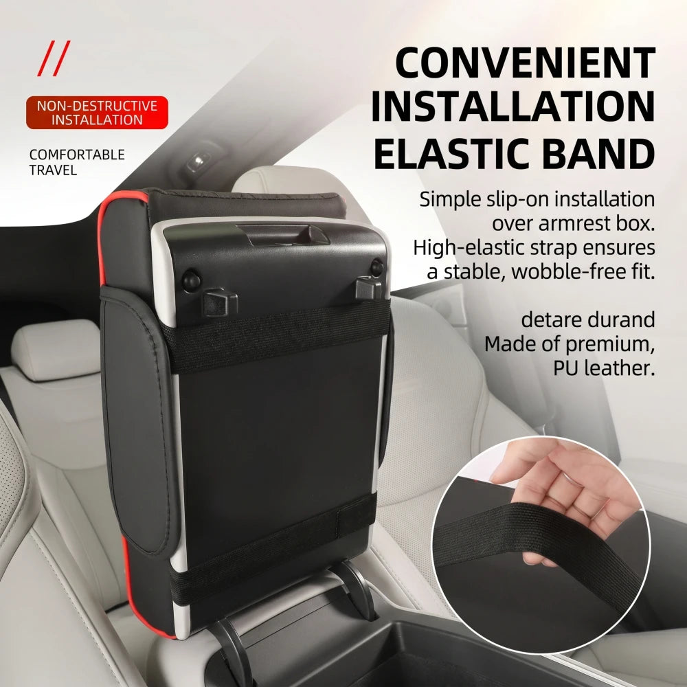 Car Armrest Cushion with Storage