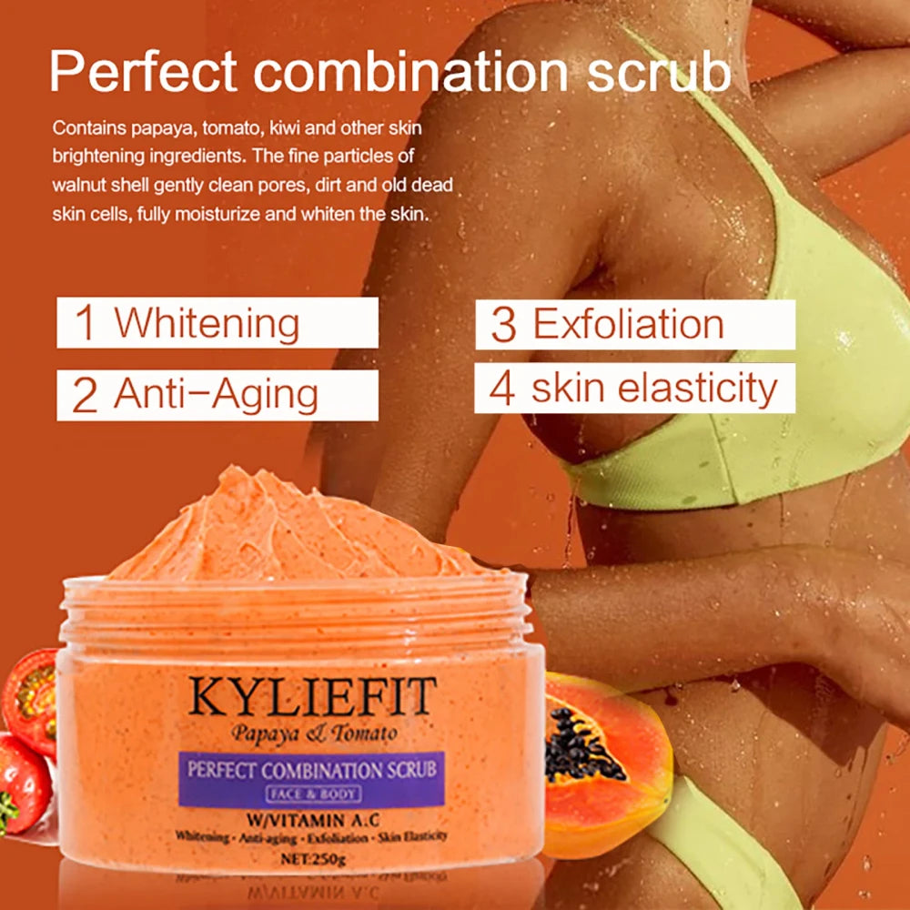 Papaya and Tomato Body Scrub