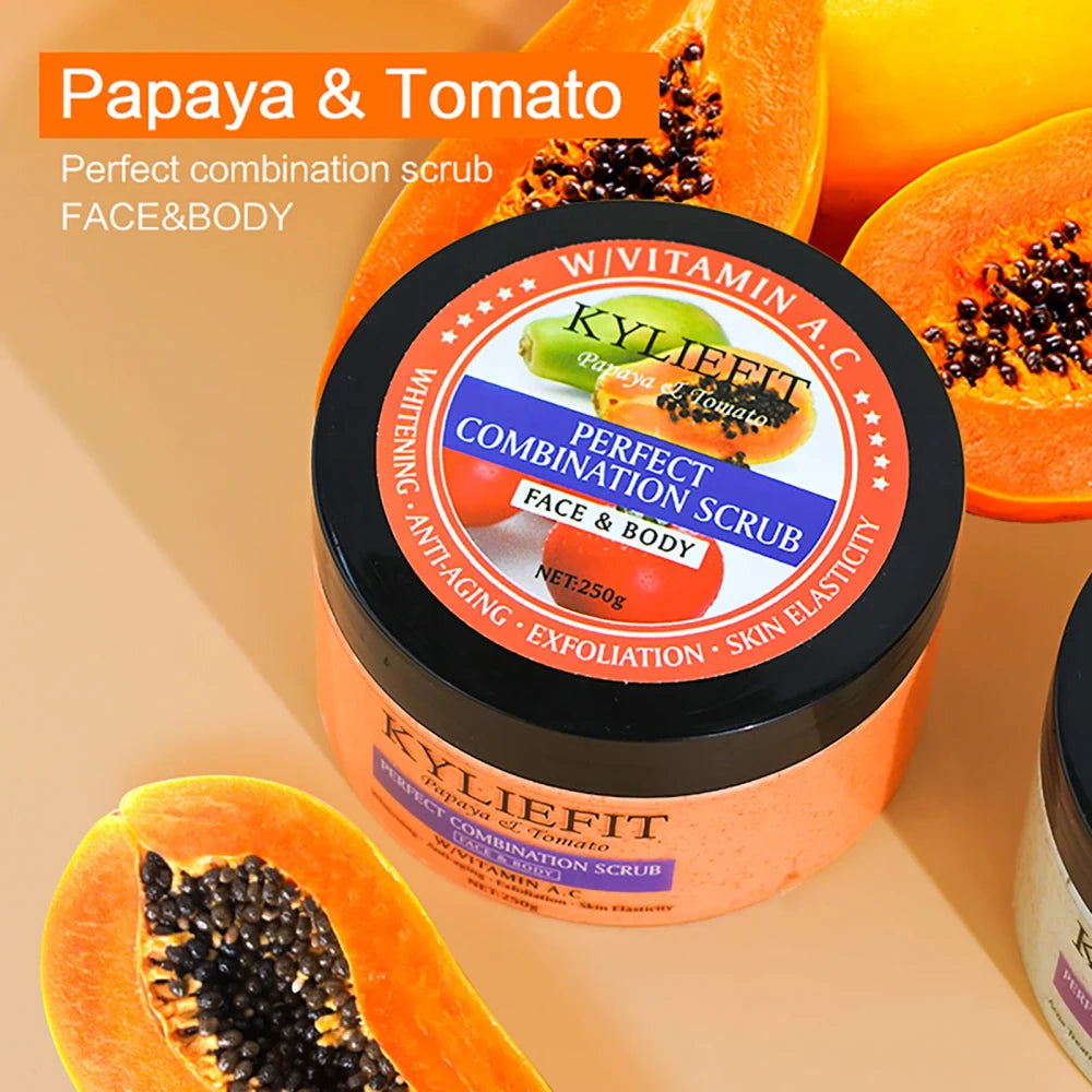 Papaya and Tomato Body Scrub