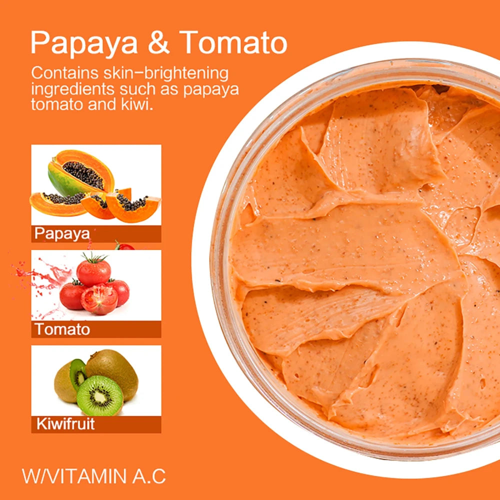 Papaya and Tomato Body Scrub