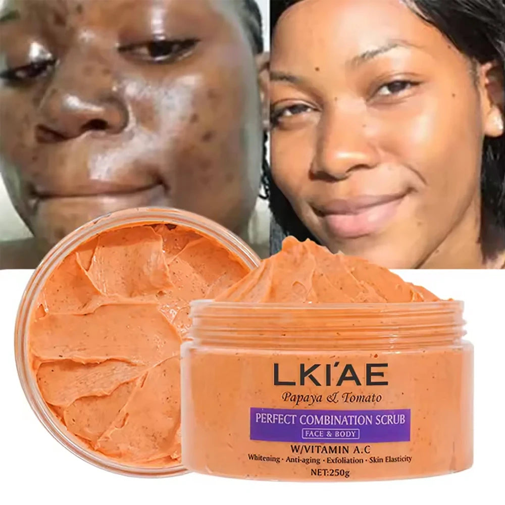 Papaya and Tomato Body Scrub