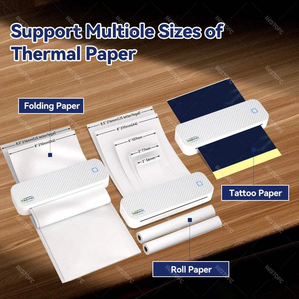 Portable Bluetooth Thermal Printer