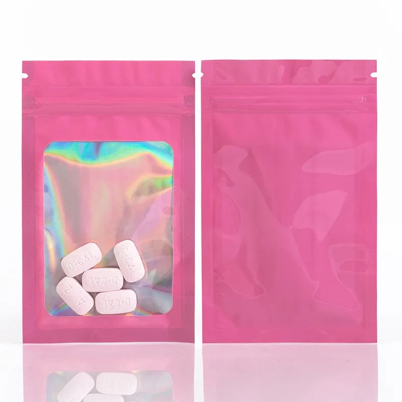 Holographic Resealable Jewelry Storage Pouch