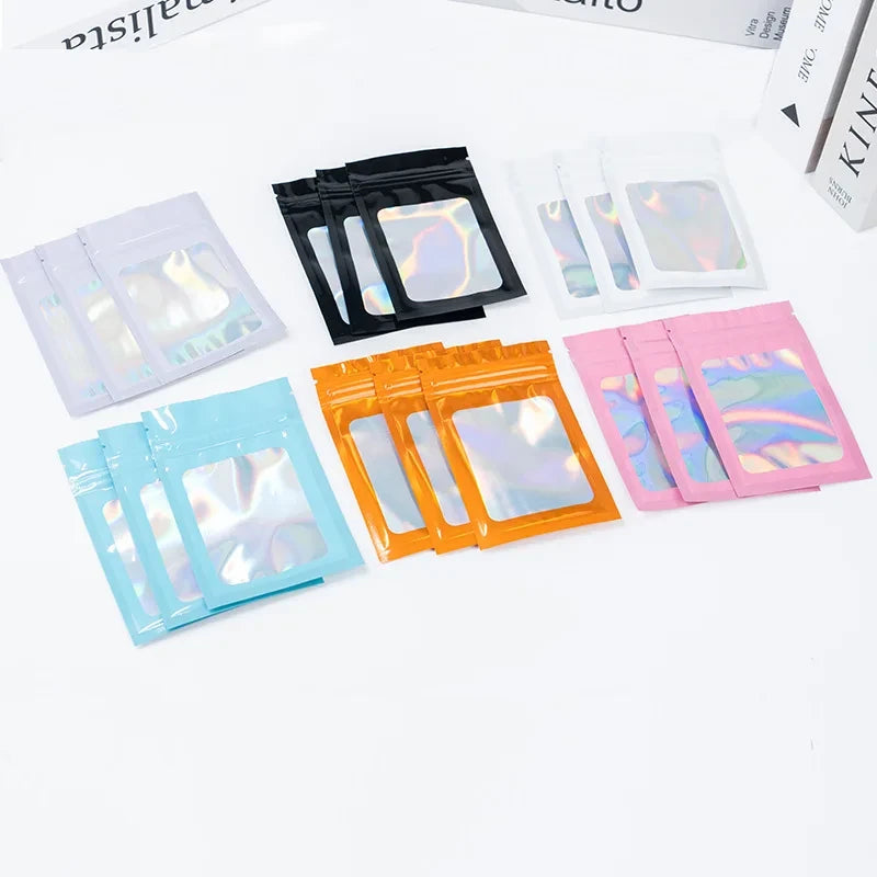 Holographic Resealable Jewelry Storage Pouch