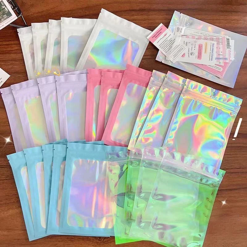 Holographic Resealable Jewelry Storage Pouch