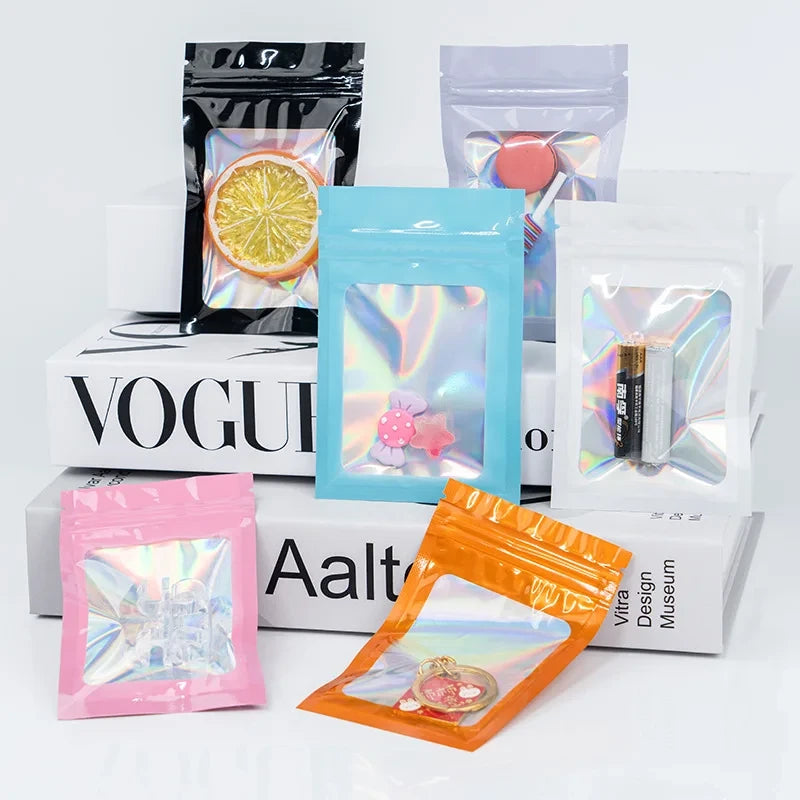 Holographic Resealable Jewelry Storage Pouch