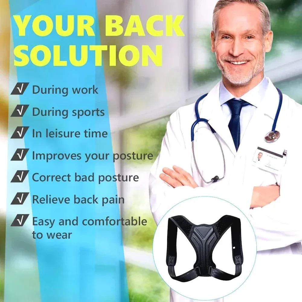 Adjustable Back Posture Corrector Belt