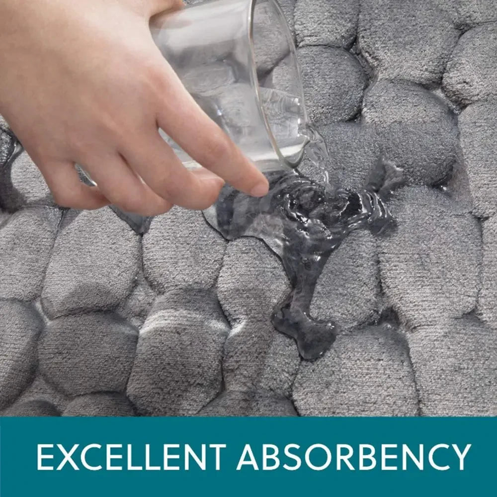 Cobblestone Memory Foam Bath Mat