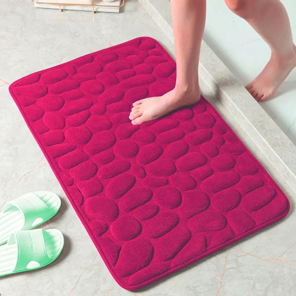 Cobblestone Memory Foam Bath Mat