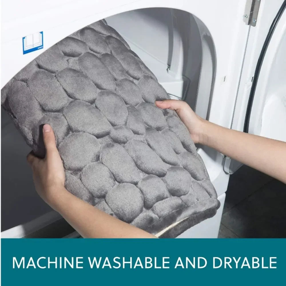 Cobblestone Memory Foam Bath Mat
