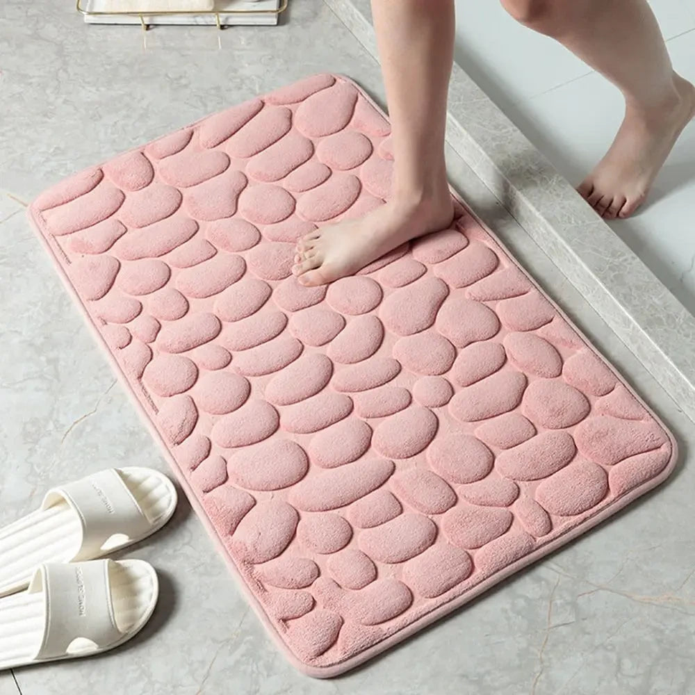 Cobblestone Memory Foam Bath Mat