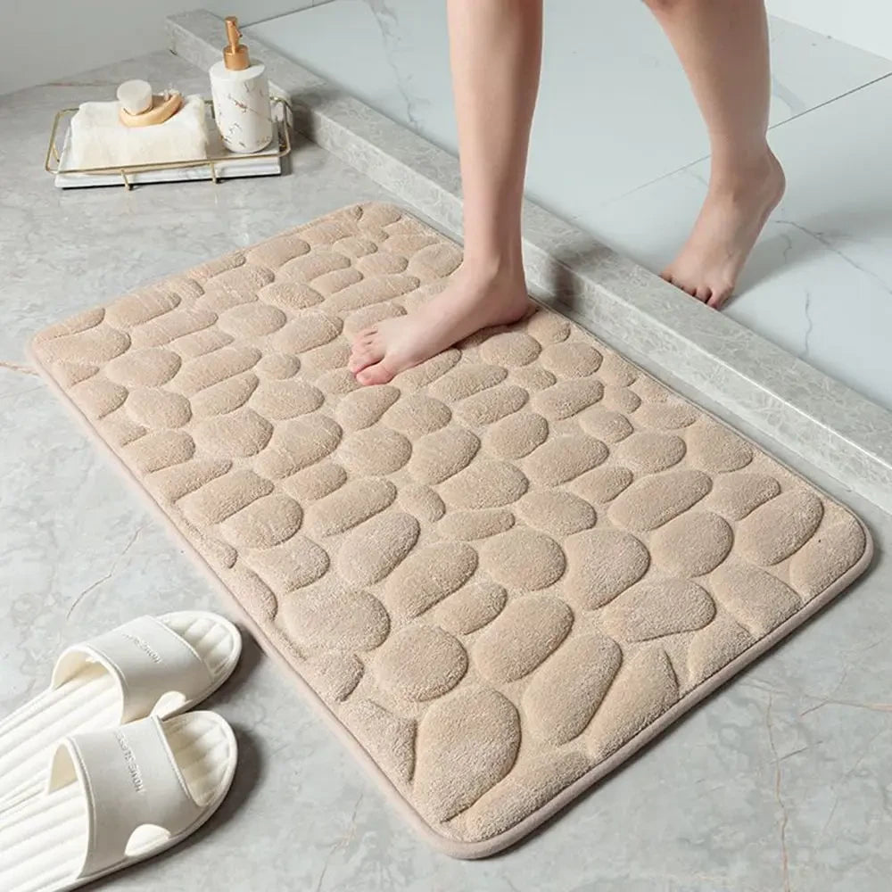 Cobblestone Memory Foam Bath Mat