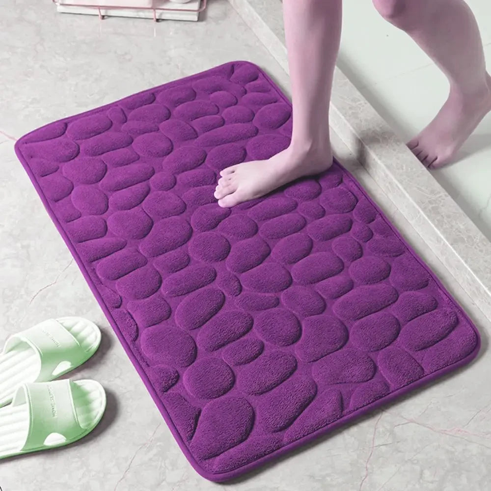 Cobblestone Memory Foam Bath Mat