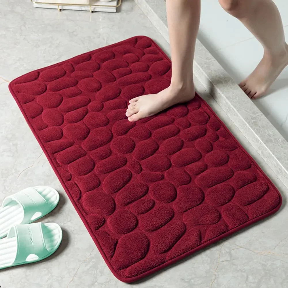 Cobblestone Memory Foam Bath Mat