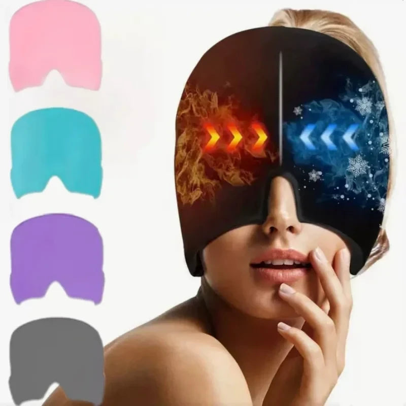 Therapeutic Hot Cold Headache Relief Cap
