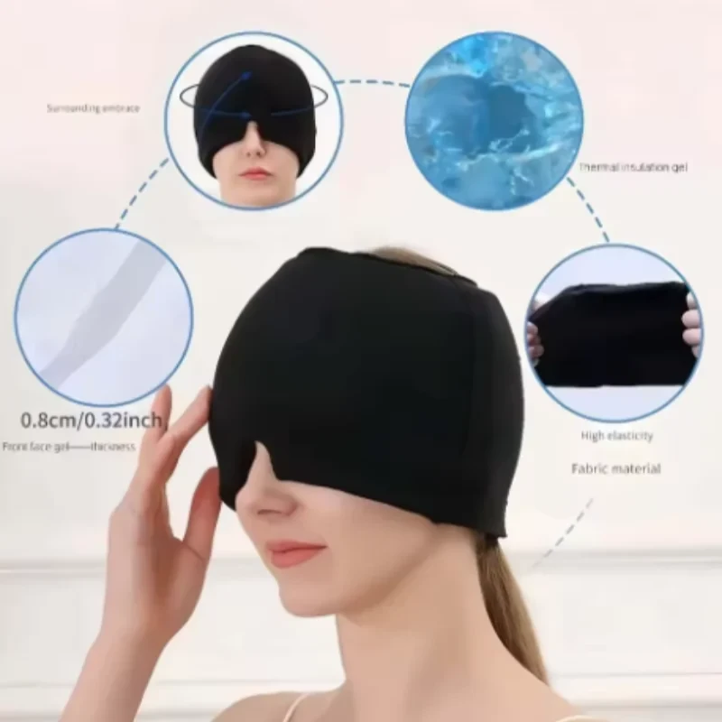 Therapeutic Hot Cold Headache Relief Cap