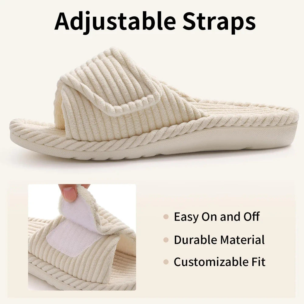 Comwarm Adjustable Orthopedic House Slippers