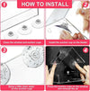 Clear Acrylic Window Bird Feeder