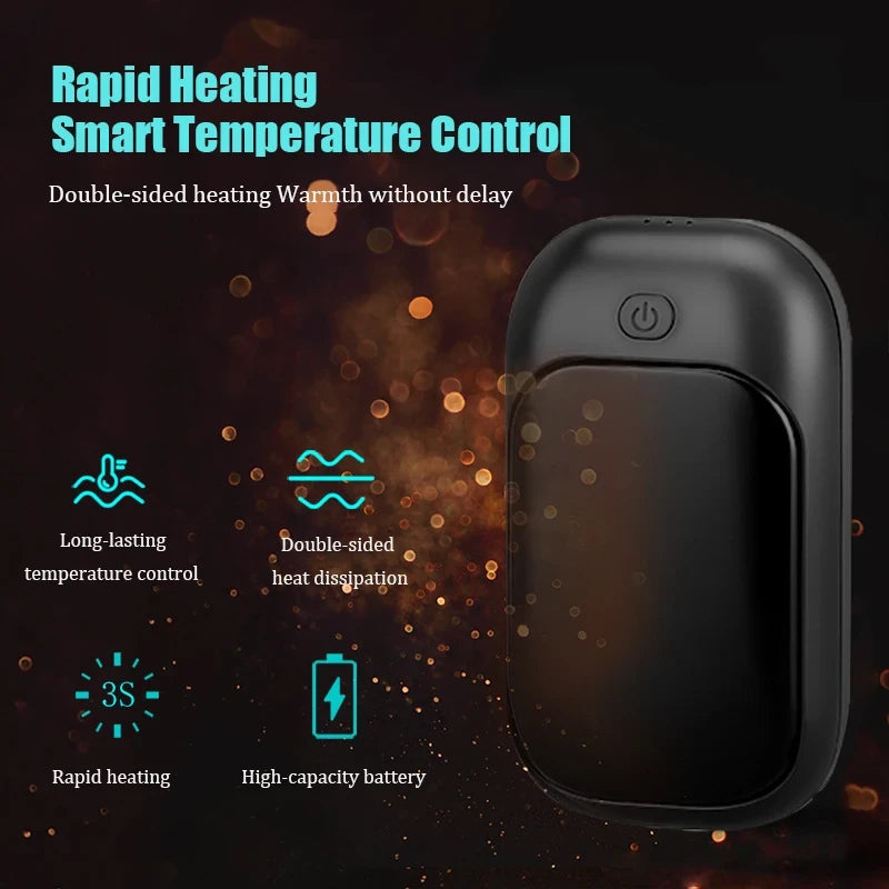 Magnetic Rechargeable Hand Warmer Set
