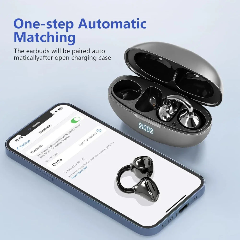 UYUXIO Open Ear Clip Earbuds