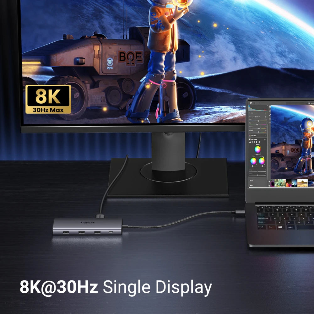 UGREEN Dual HDMI USB-C Hub