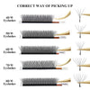 W Shape Eyelash Extension Fans