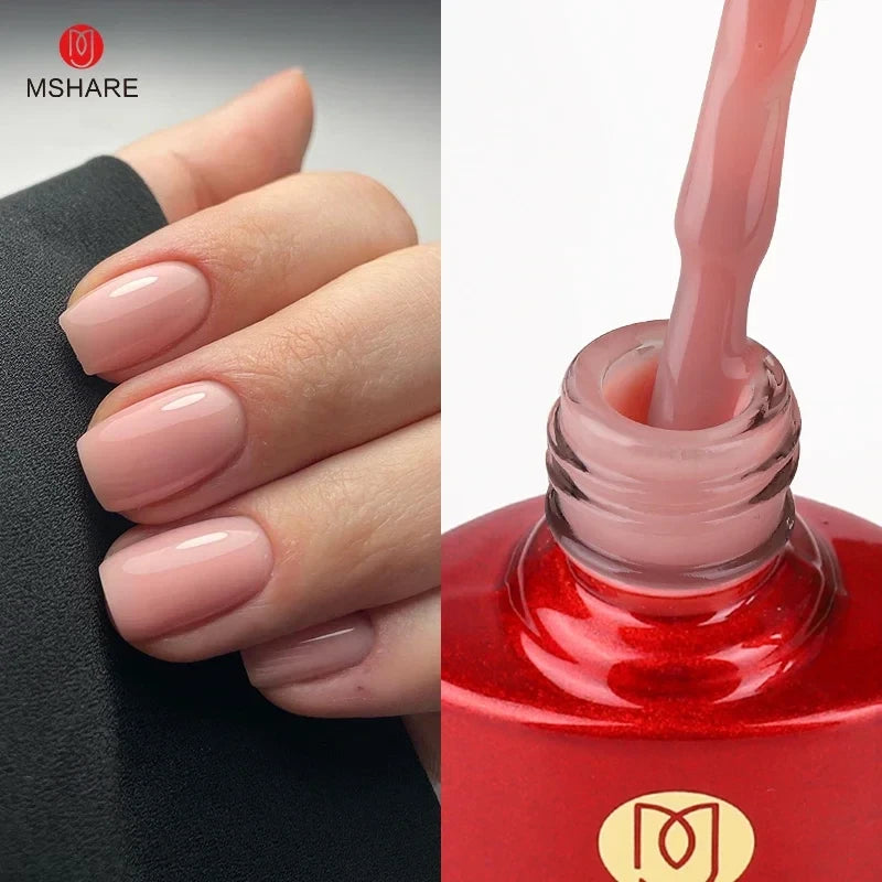 Milky Pink Rubber Base Gel